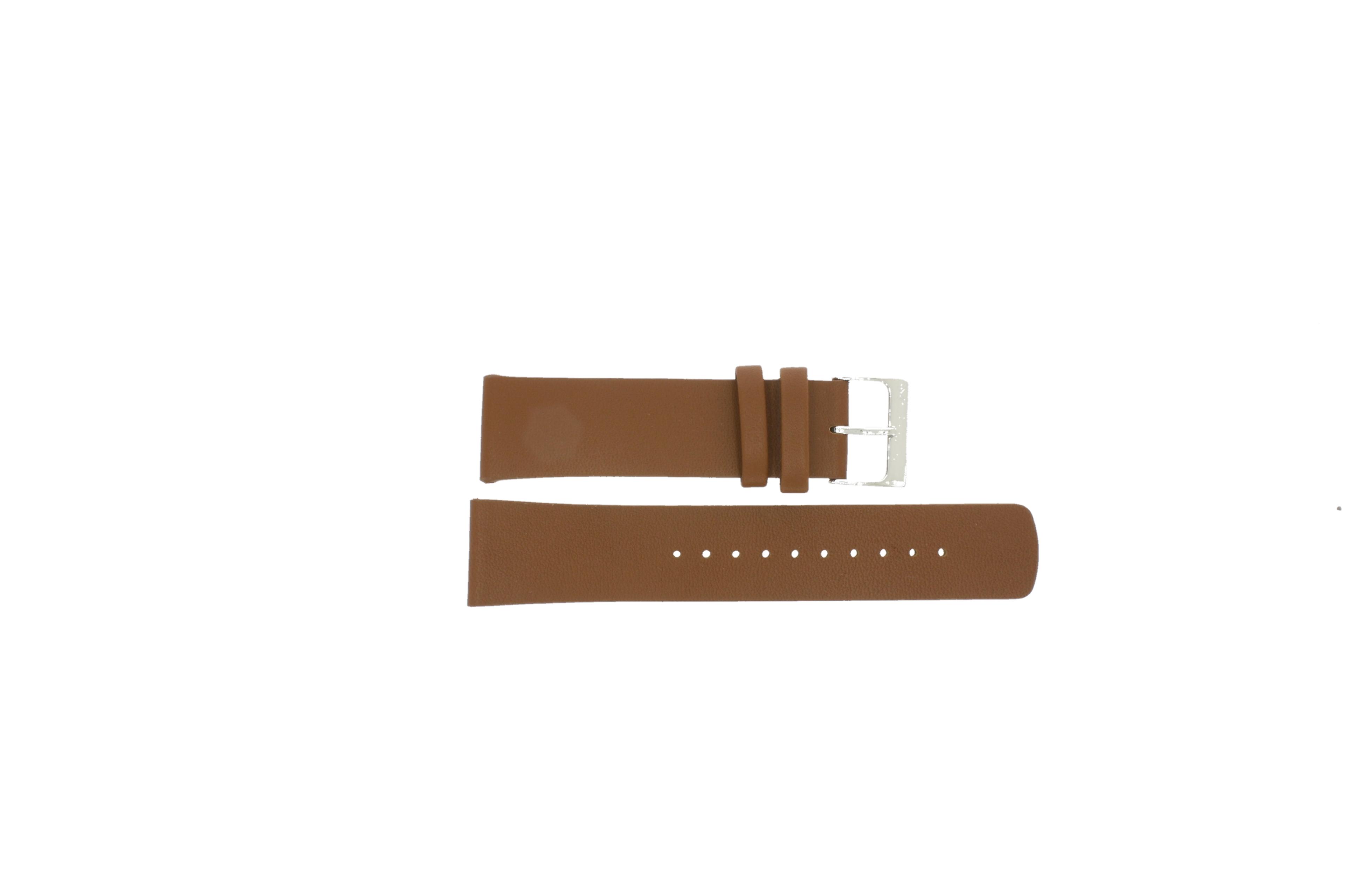 Watch strap Skagen SKW6331 / SKW6364 Leather Cognac 22mm