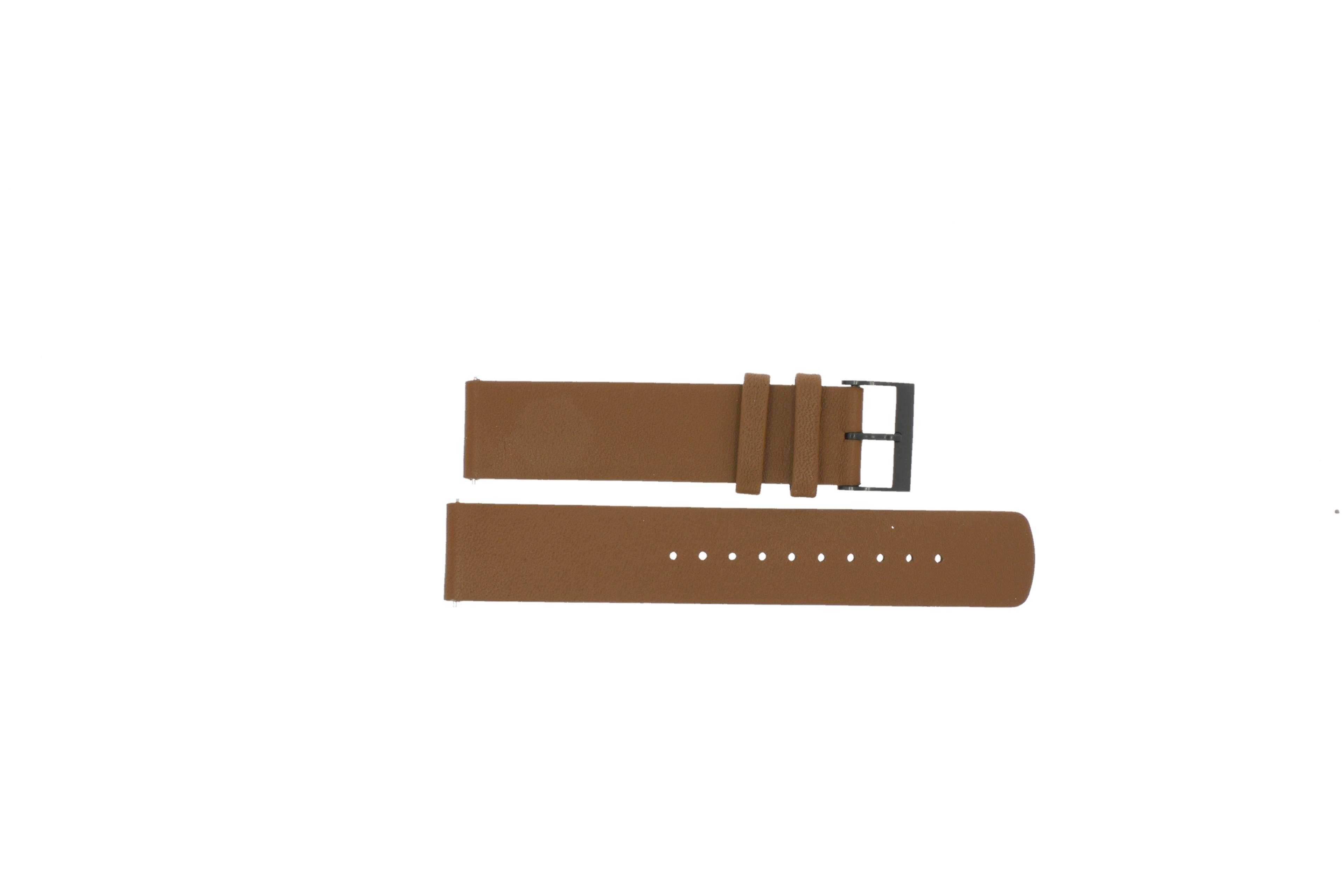 Watch strap Skagen SKW6374 Leather Brown 20mm