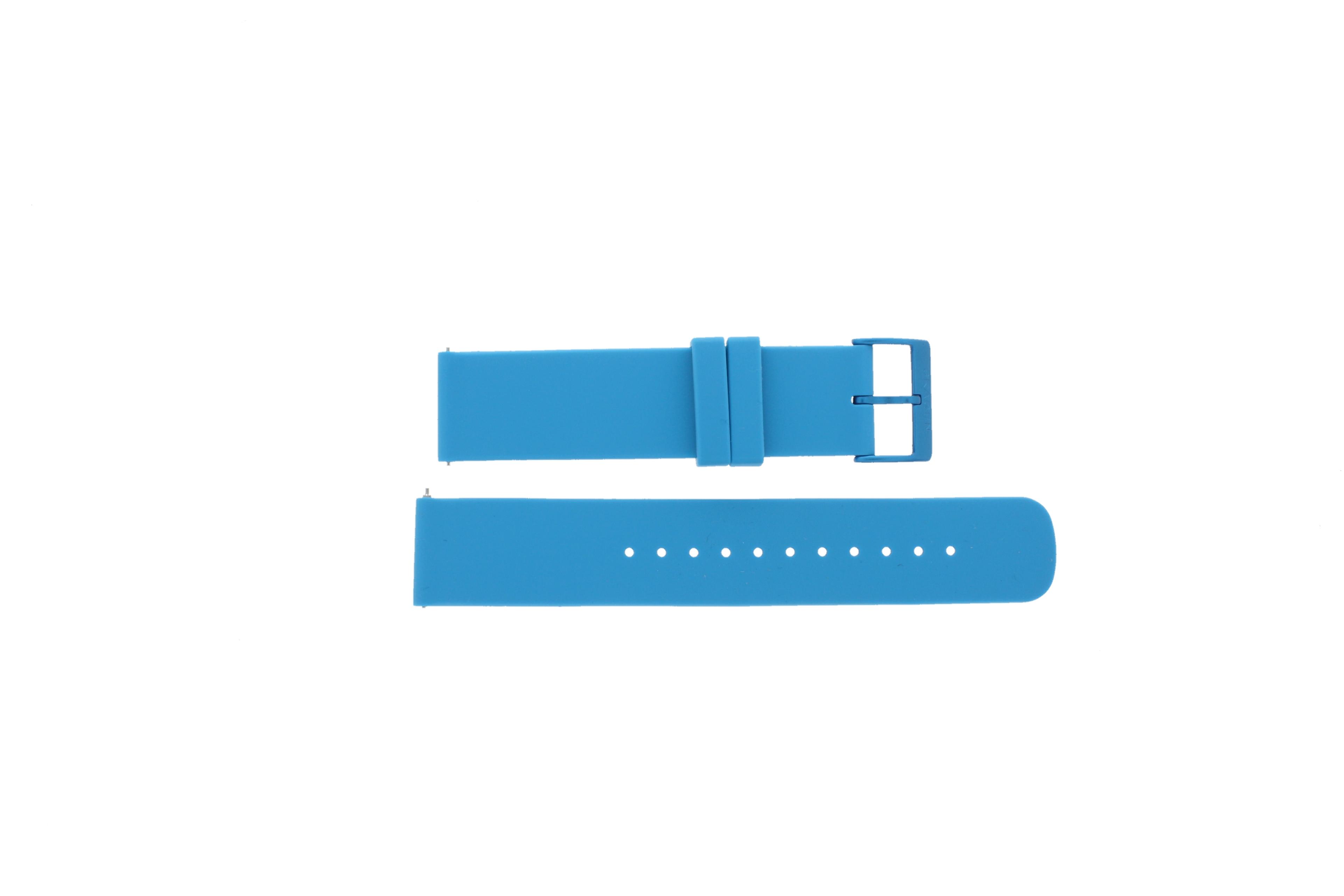 Watch strap Skagen SKW6555 Silicone Blue 20mm