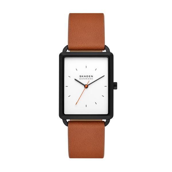 Watch strap Skagen SKW6929 Leather Brown 20mm