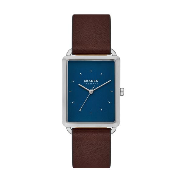 Watch strap Skagen SKW6930 Leather Brown 20mm