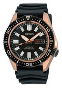 Watch strap Seiko SKZ330K1.7S36-04P0 Rubber Black 22mm