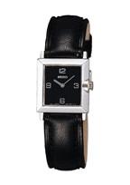 Watch strap Seiko V400-6530 / SWX273P1 / 4HM3JJ Leather Black 16mm