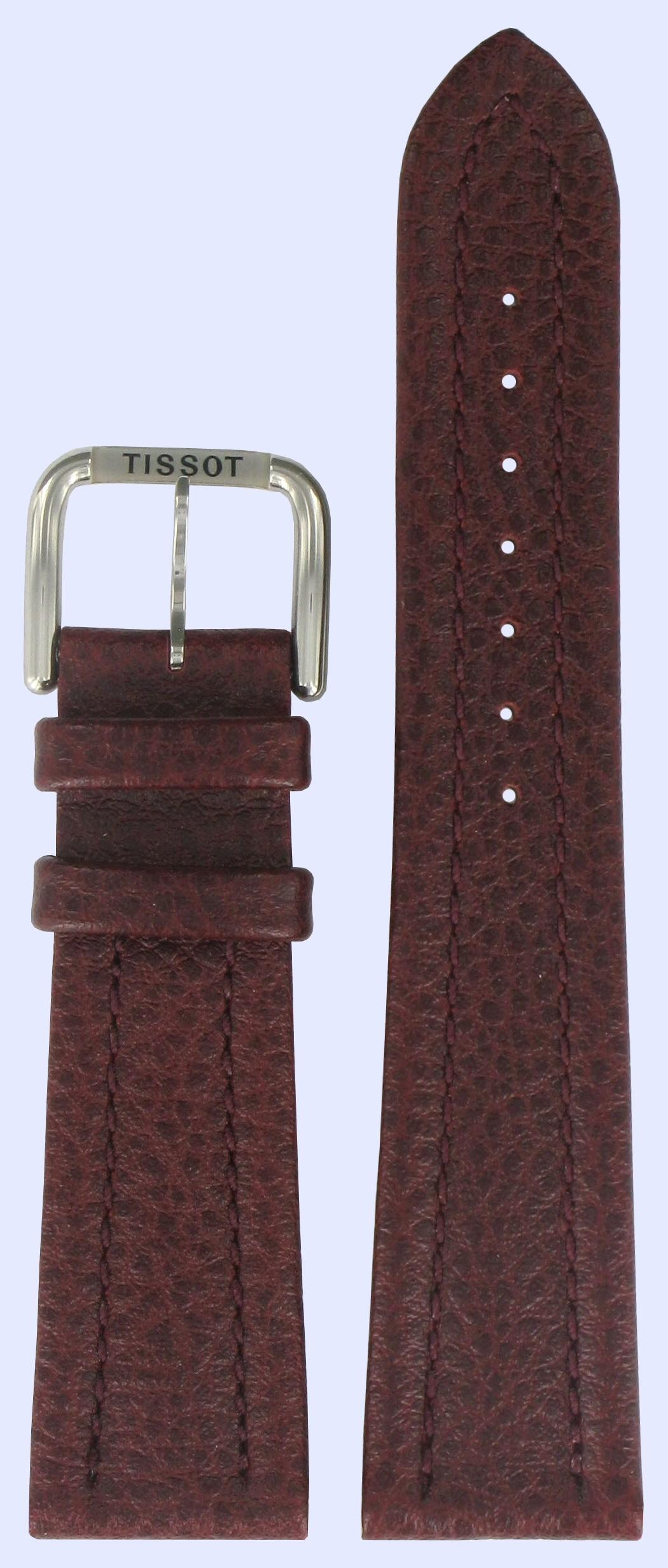 Watch strap Tissot T600013291 Leather Red 22mm