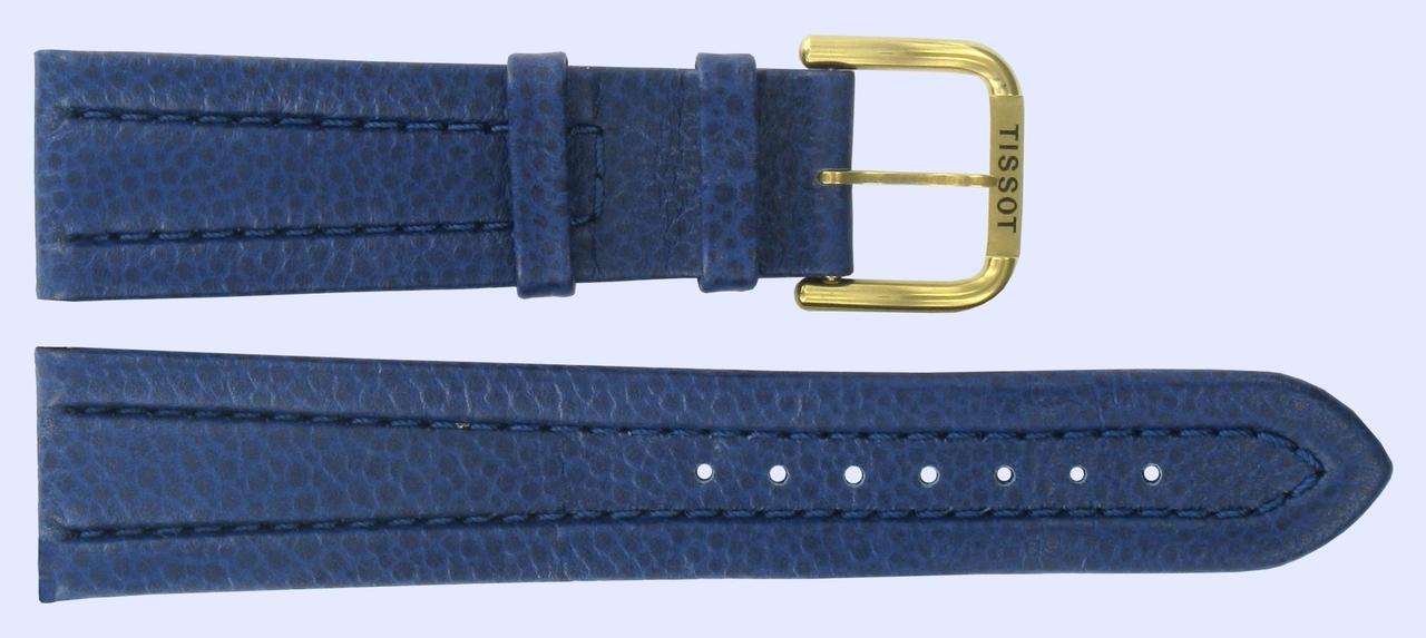 Watch strap Tissot T600013293 Leather Blue 22mm