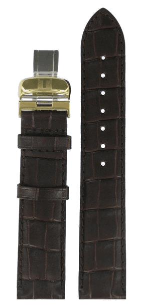 Watch strap Tissot T600013404 Leather Brown 19mm