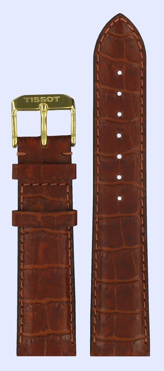 Watch strap Tissot T600013527 Leather Brown 20mm