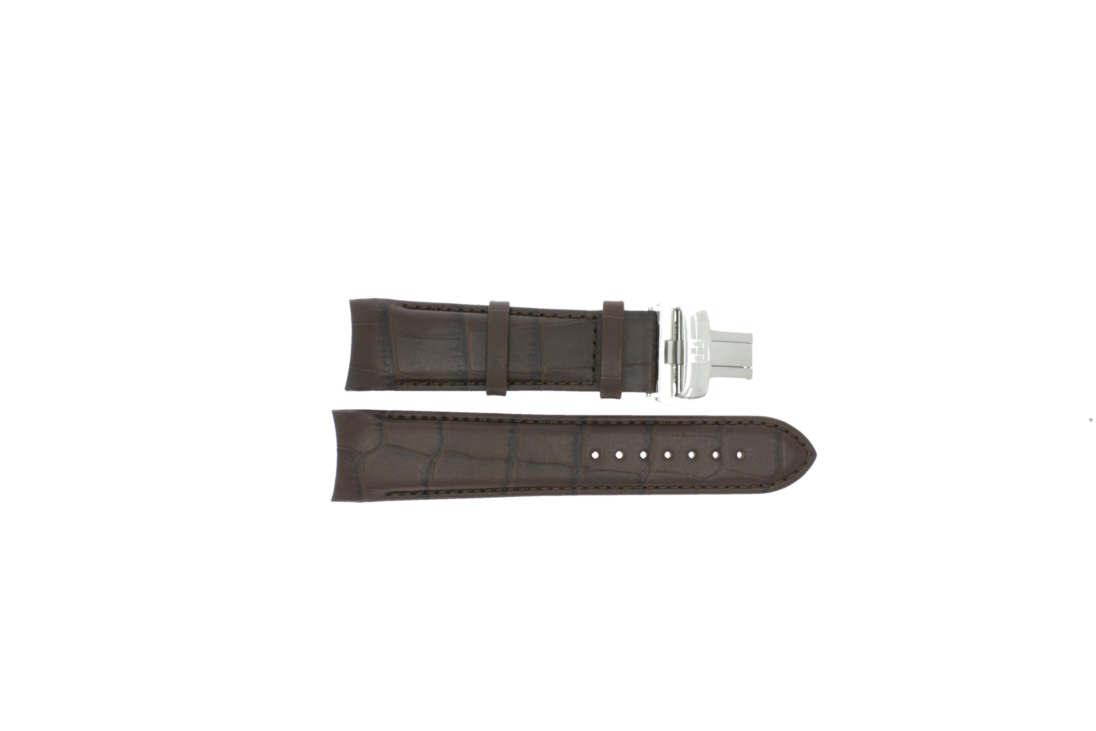 Watch strap Tissot T0356171603100A / T600028584 Leather Brown 23mm