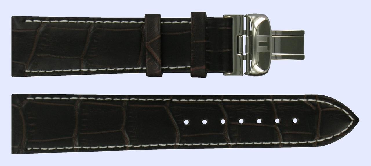 Watch strap Tissot TRADITION / T600031125 Leather Brown 20mm