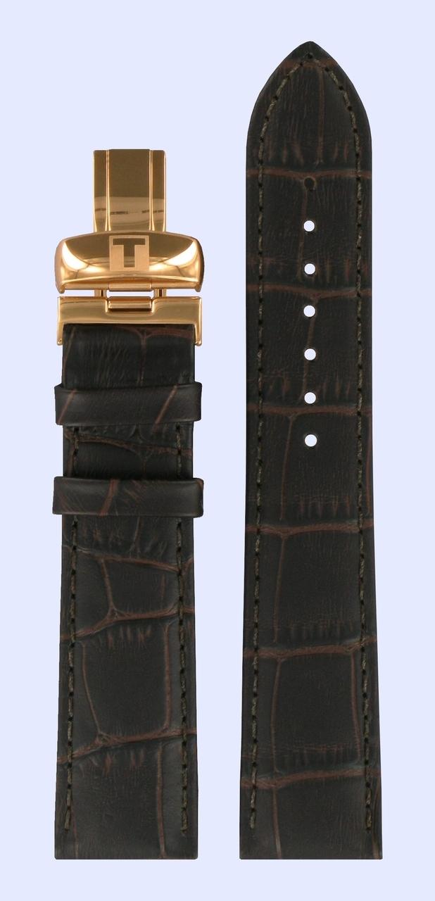 Watch strap Tissot T600032290 Leather Brown 20mm