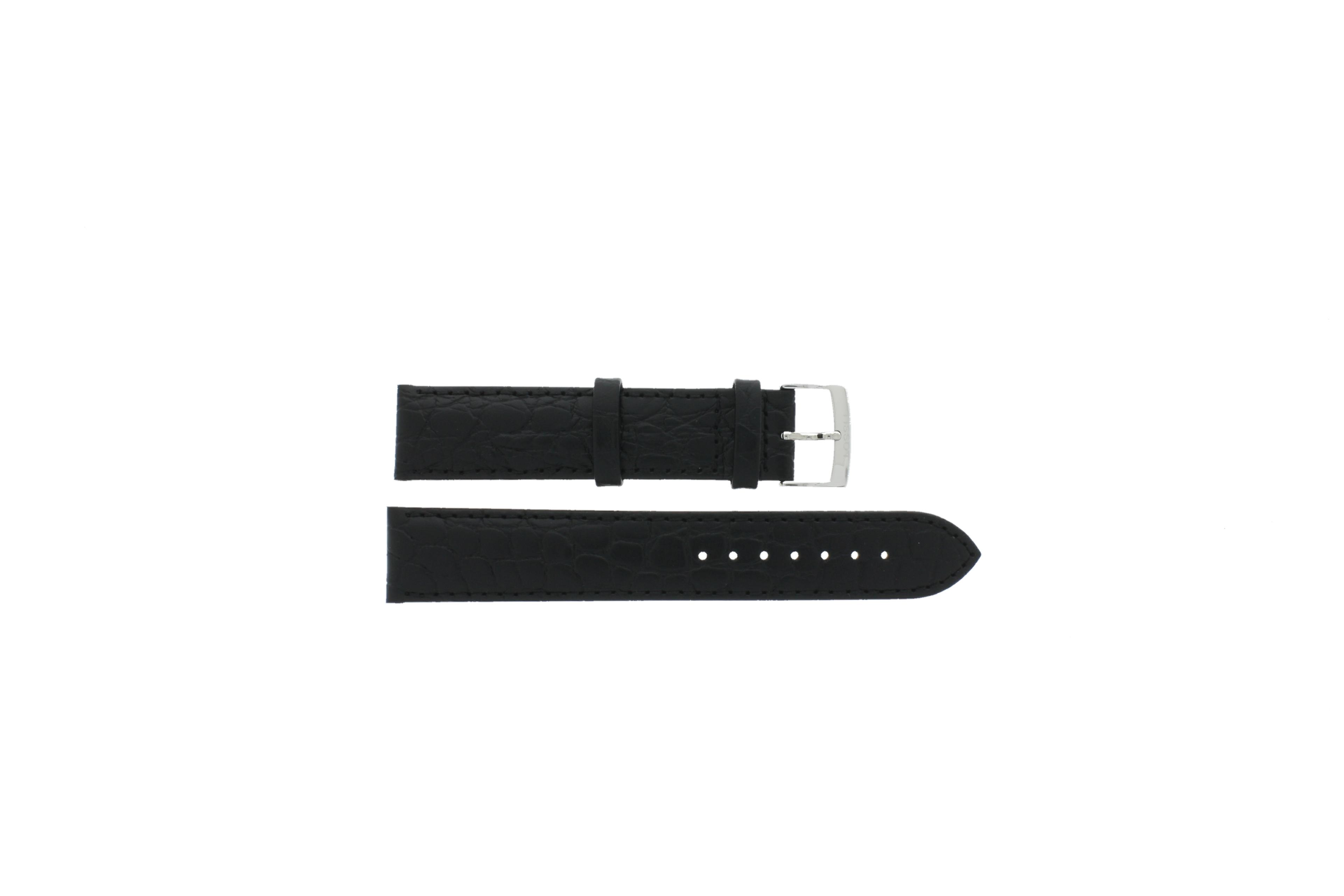 Watch strap Tissot T109.410.16.032.00 / T600039639 Croco leather Black 19mm