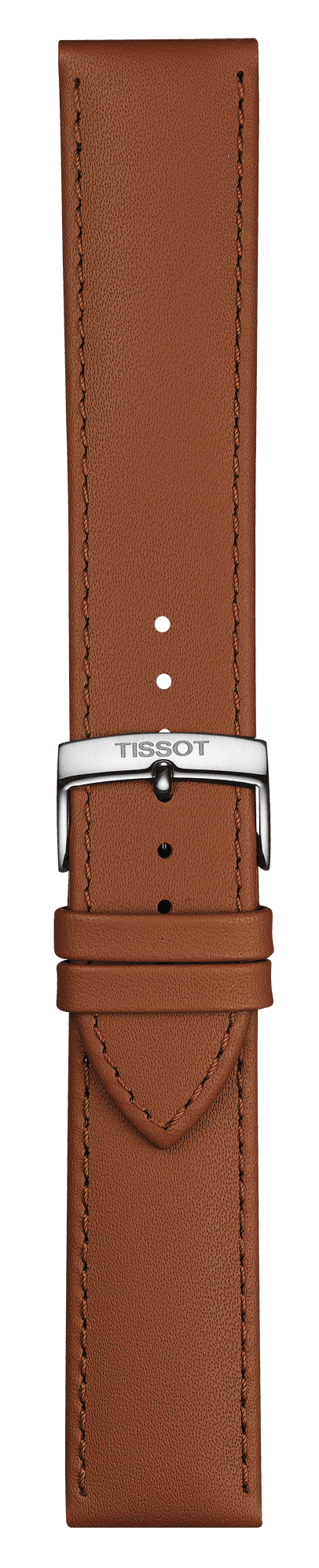 Watch strap Tissot T109.610.16.037.00 / T600039703 Leather Cognac 21mm