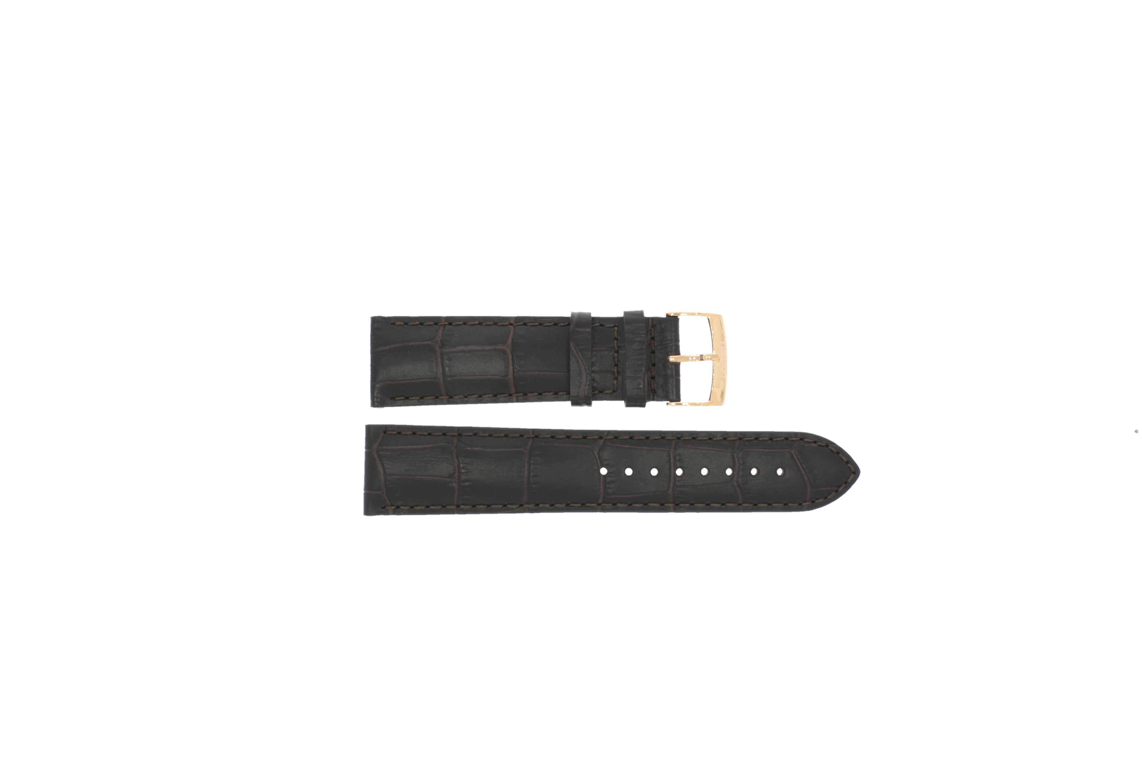 Watch strap Tissot T1166173603700 / T600041656 Leather Brown 22mm