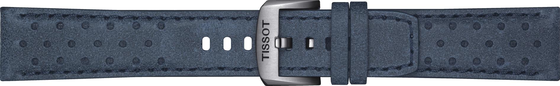 Watch strap Tissot T600047388 Leather Blue 22mm