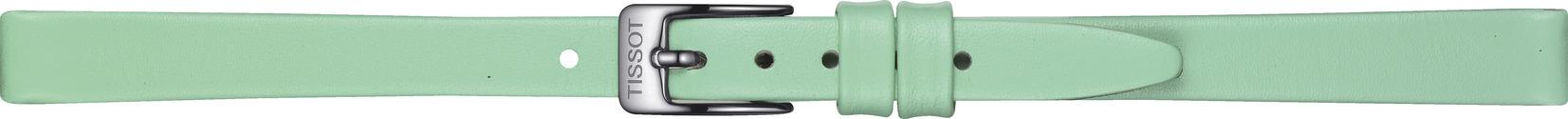 Watch strap Tissot T600047623 Leather Mint green 9mm