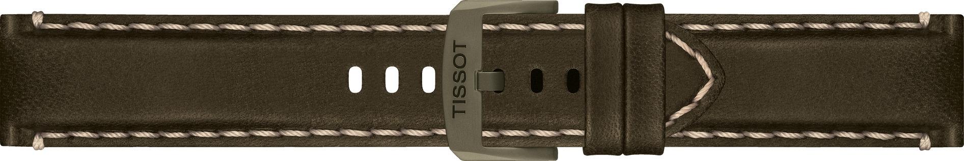 Watch strap Tissot T600047905.T1166173609200B Leather Brown 22mm