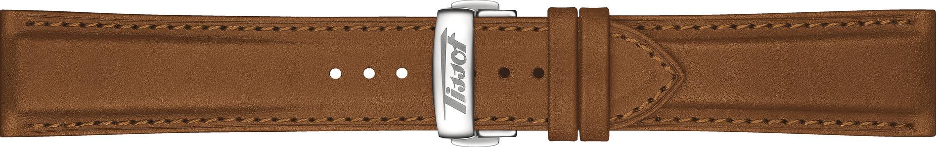 Watch strap Tissot T600048179 Leather Brown 22mm