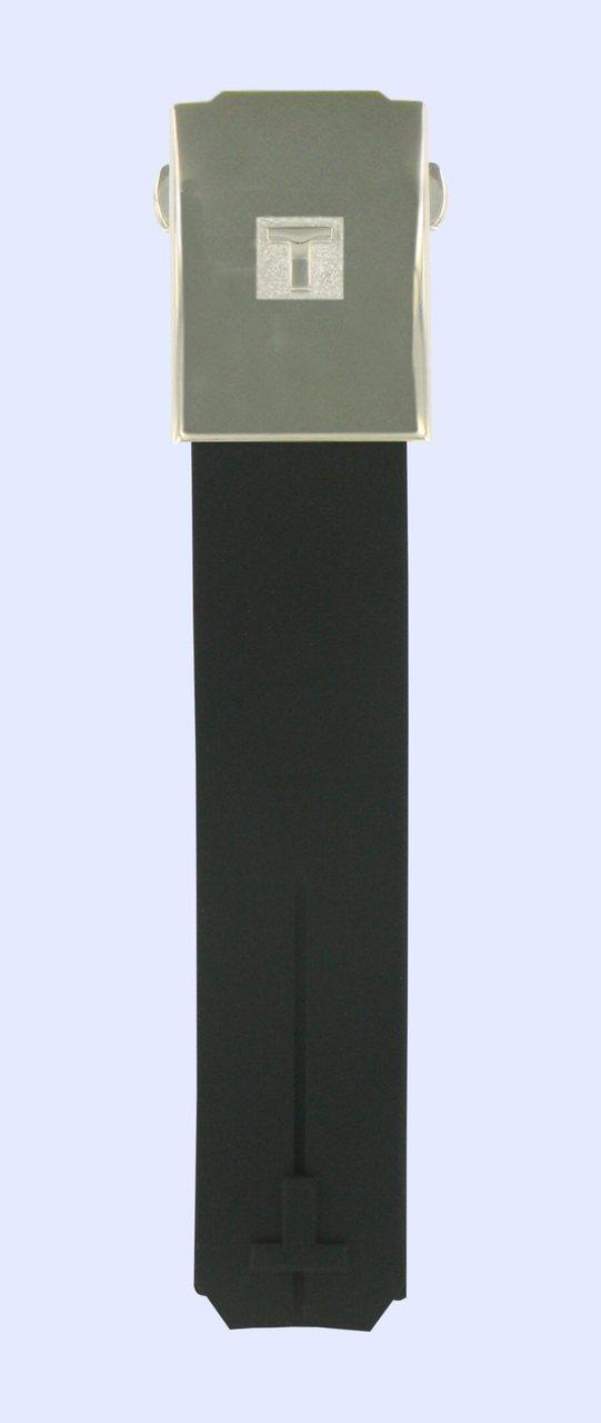 Watch strap Tissot T603013662 Rubber Black