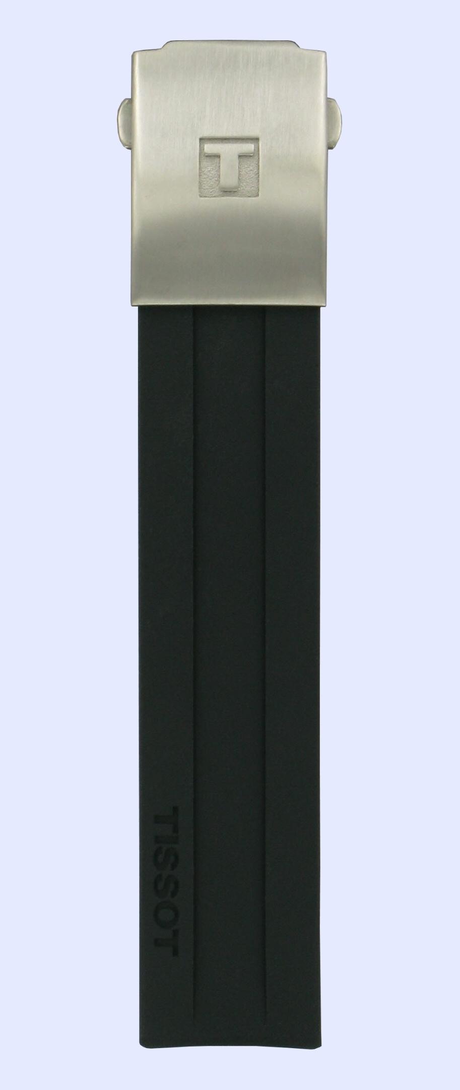 Watch strap Tissot T603032409 Rubber Black