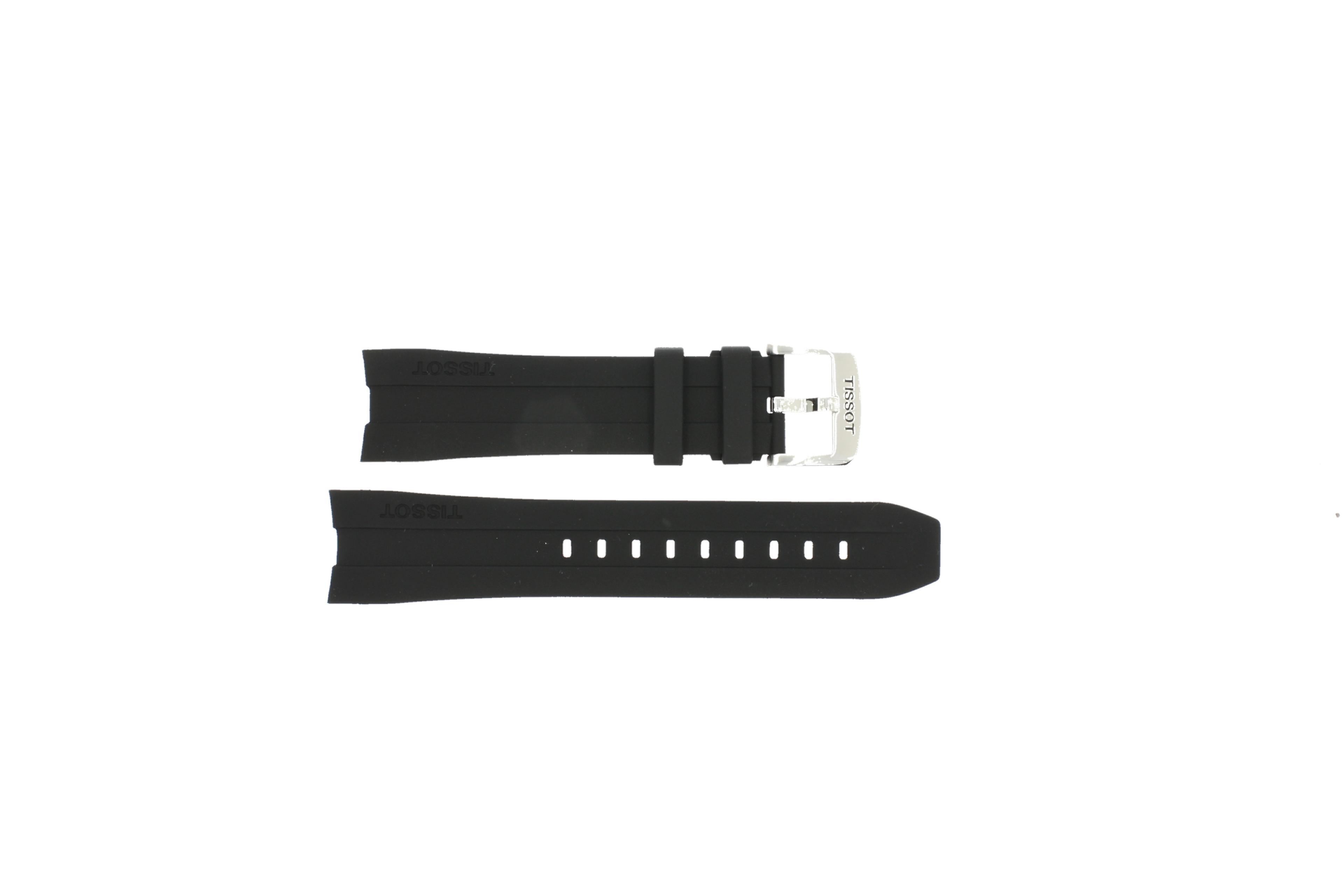 Watch strap Tissot T0554271705700A / T603034055 Rubber Black 23mm