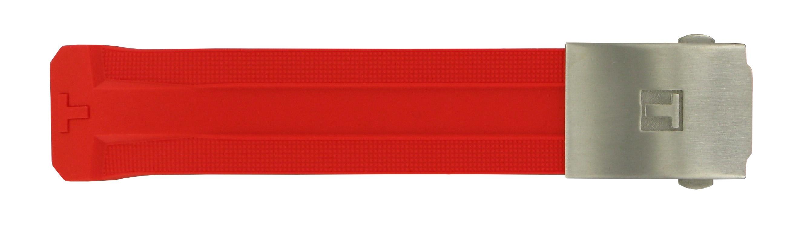 Watch strap Tissot T603036455 / T0914204705110A Rubber Red