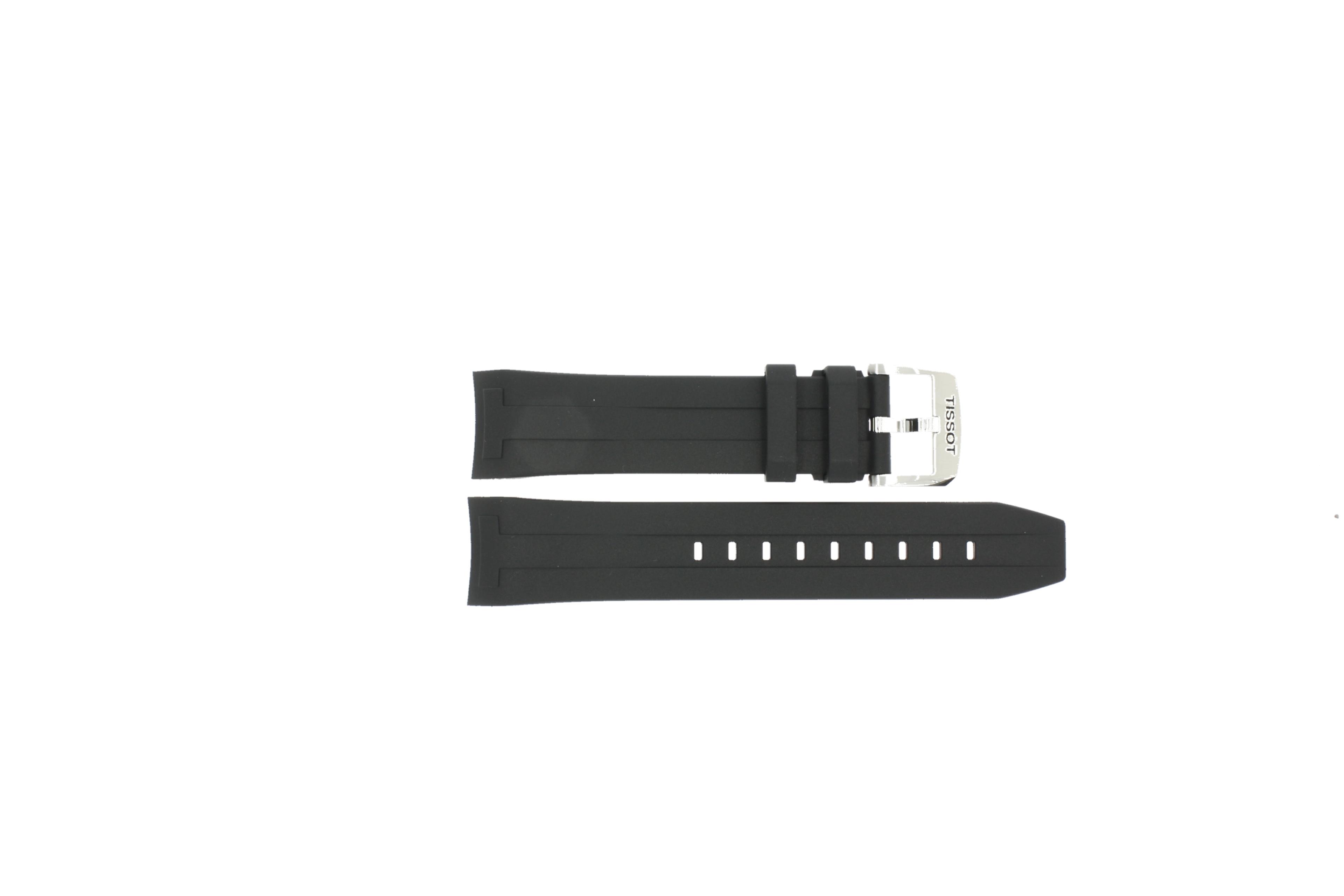 Watch strap Tissot T1204171705100 / T1204171704100 / T1204171742100 / T603042599 Rubber Black 22mm