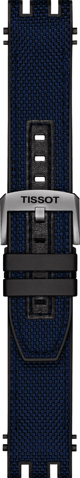 Watch strap Tissot T1154272704100 / T603044210 Rubber Black 22mm