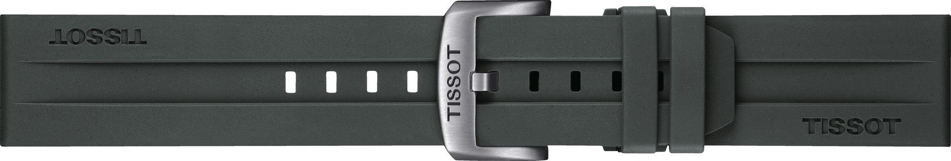 Watch strap Tissot T603047710 Rubber Grey 22mm