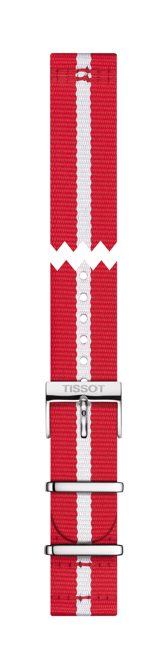 Watch strap Tissot T604039518 Nylon/perlon Bi-color 19mm