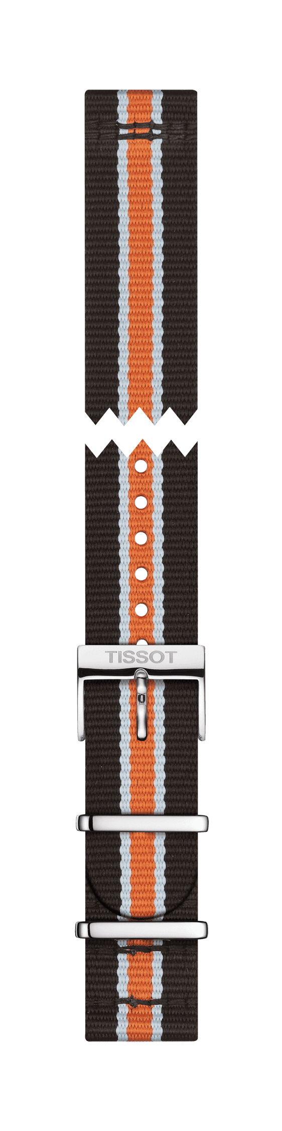 Watch strap Tissot T604039525 Nylon/perlon Bi-color 19mm