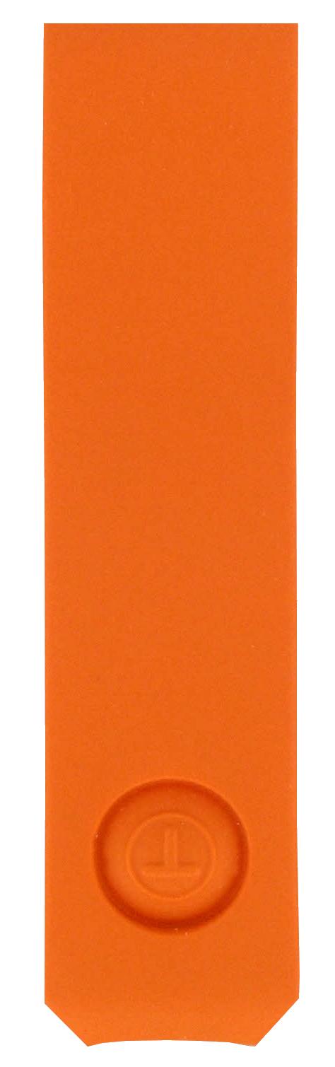 Watch strap Tissot T610014594 Rubber Orange