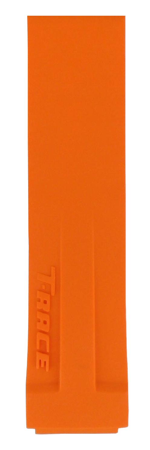 Watch strap Tissot T0482172705700 / T610031515 Rubber Orange 17mm