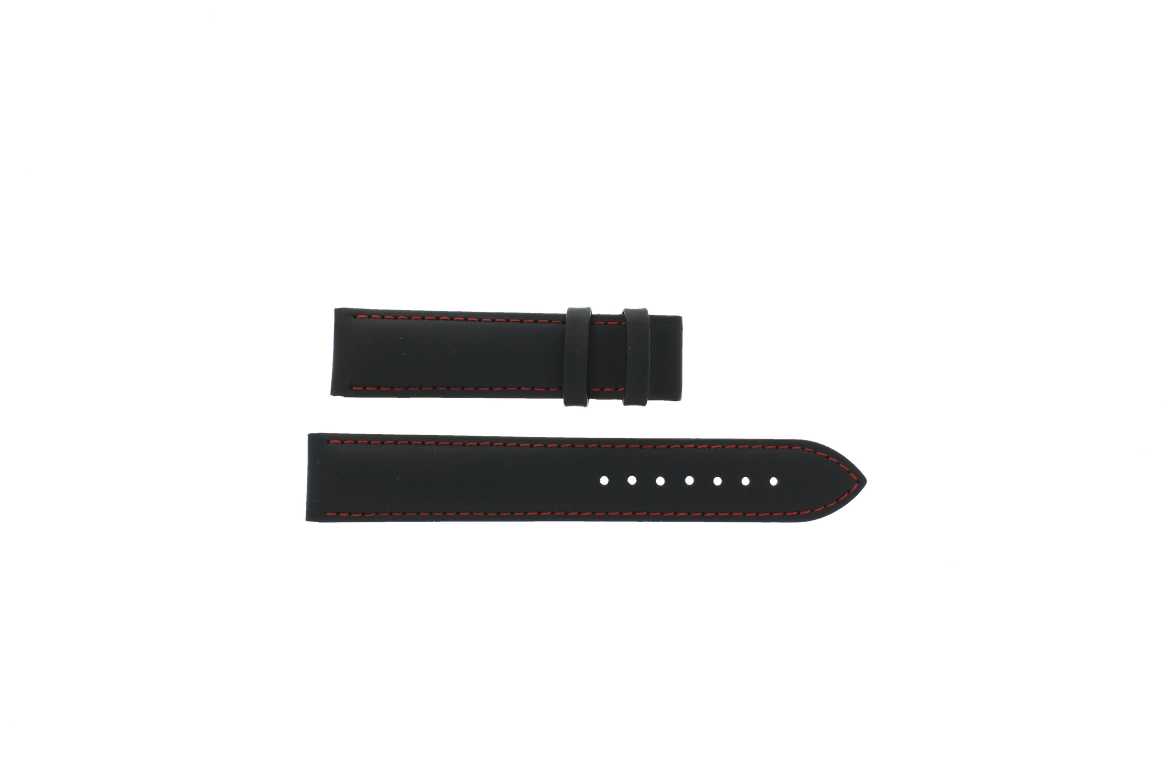 Watch strap Tissot T067.417.260.5100 T067417A / T610031781 Leather Black 19mm