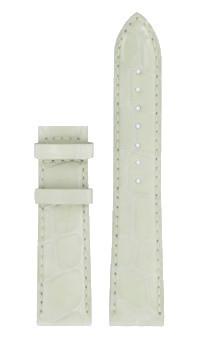 Watch strap Tissot T610033630 Leather White 18mm