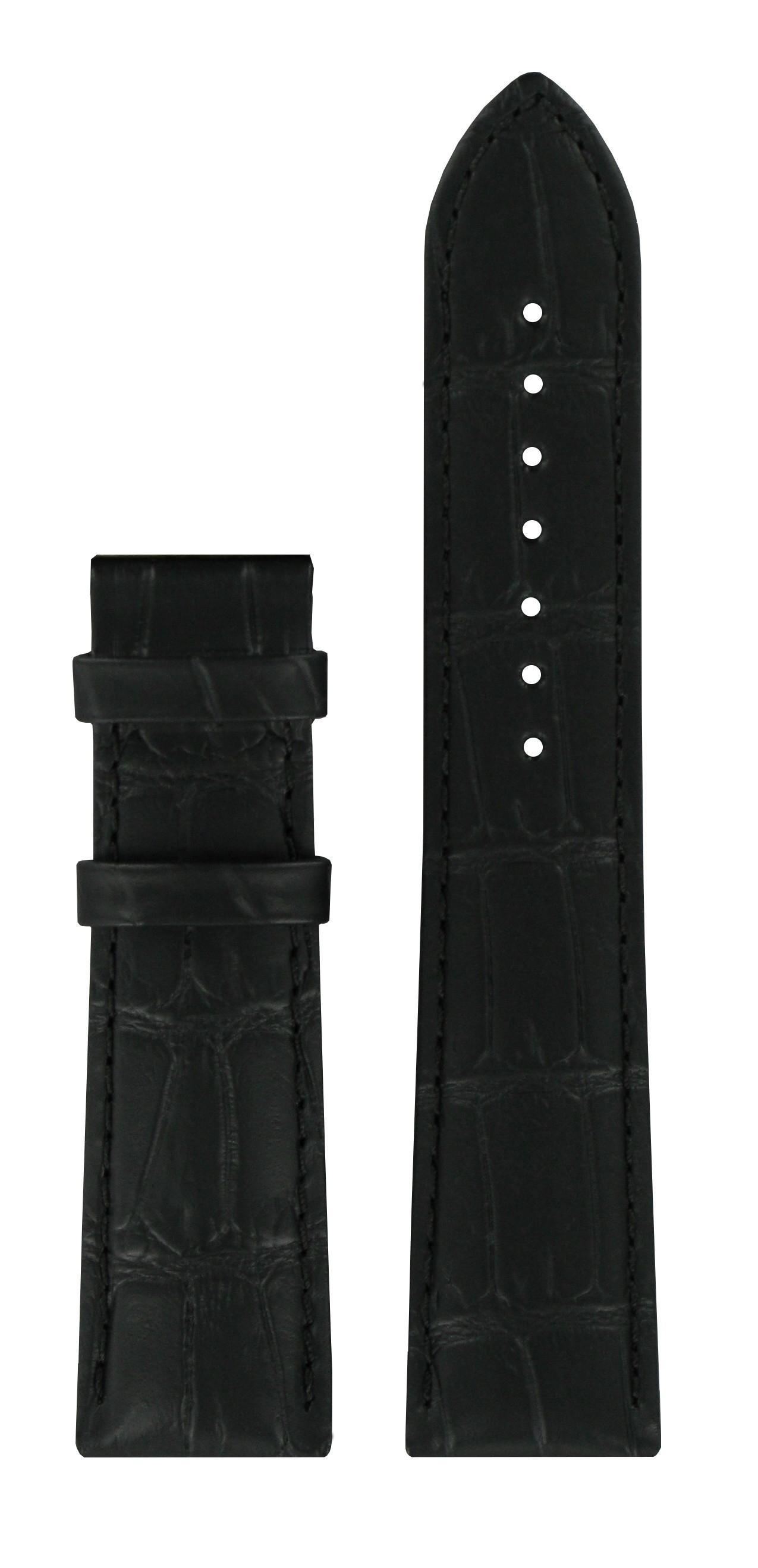 Watch strap Tissot T0994291605800A / T610036038 Leather Black 21mm