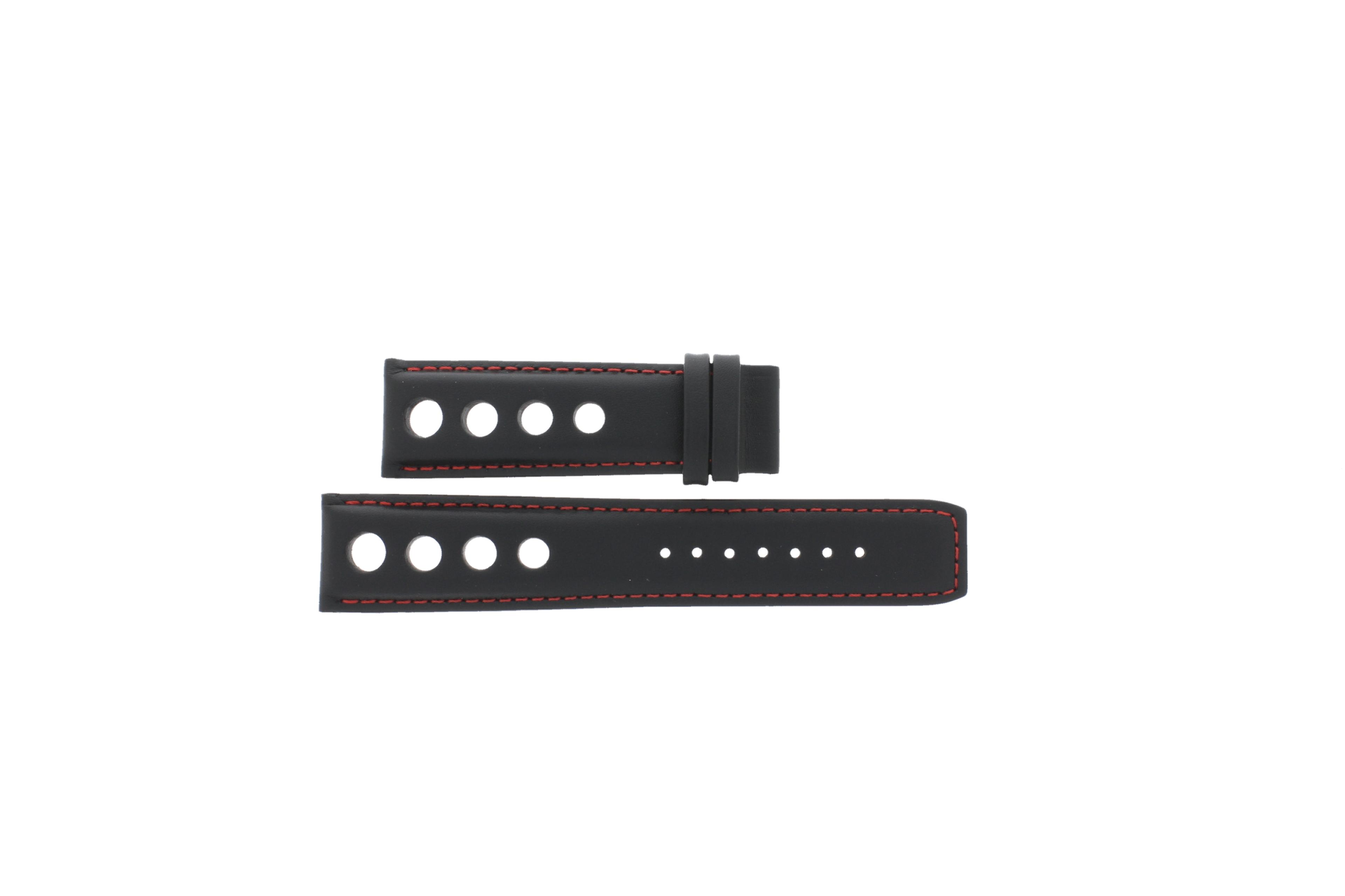 Watch strap Tissot T1004271605100 / T610037462 Leather Black 22mm