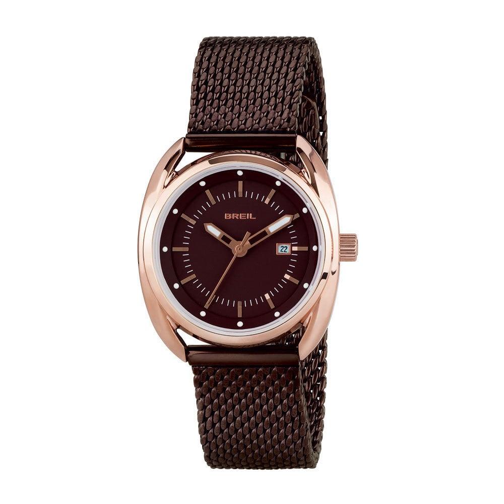 Watch strap Breil TW1637 Steel Brown 18mm