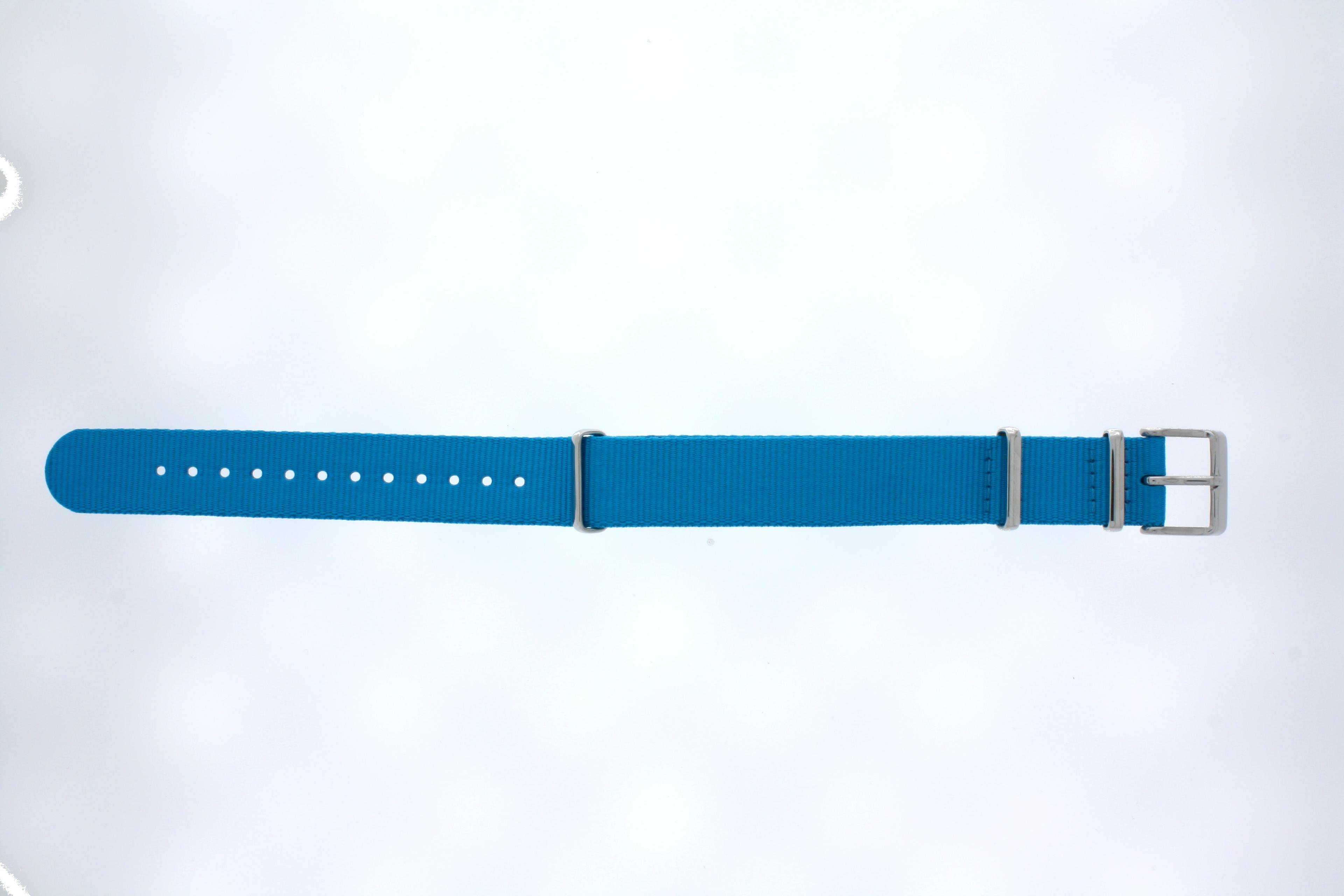 Timex watch strap TW7C07400 / PW7C07400 Textiles Light blue 18mm