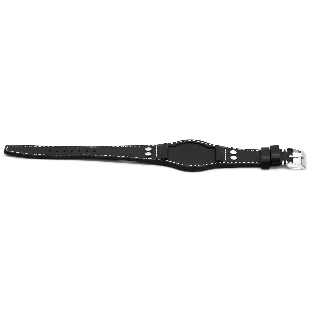 Watch strap Universal UH21 Leather Black 22mm