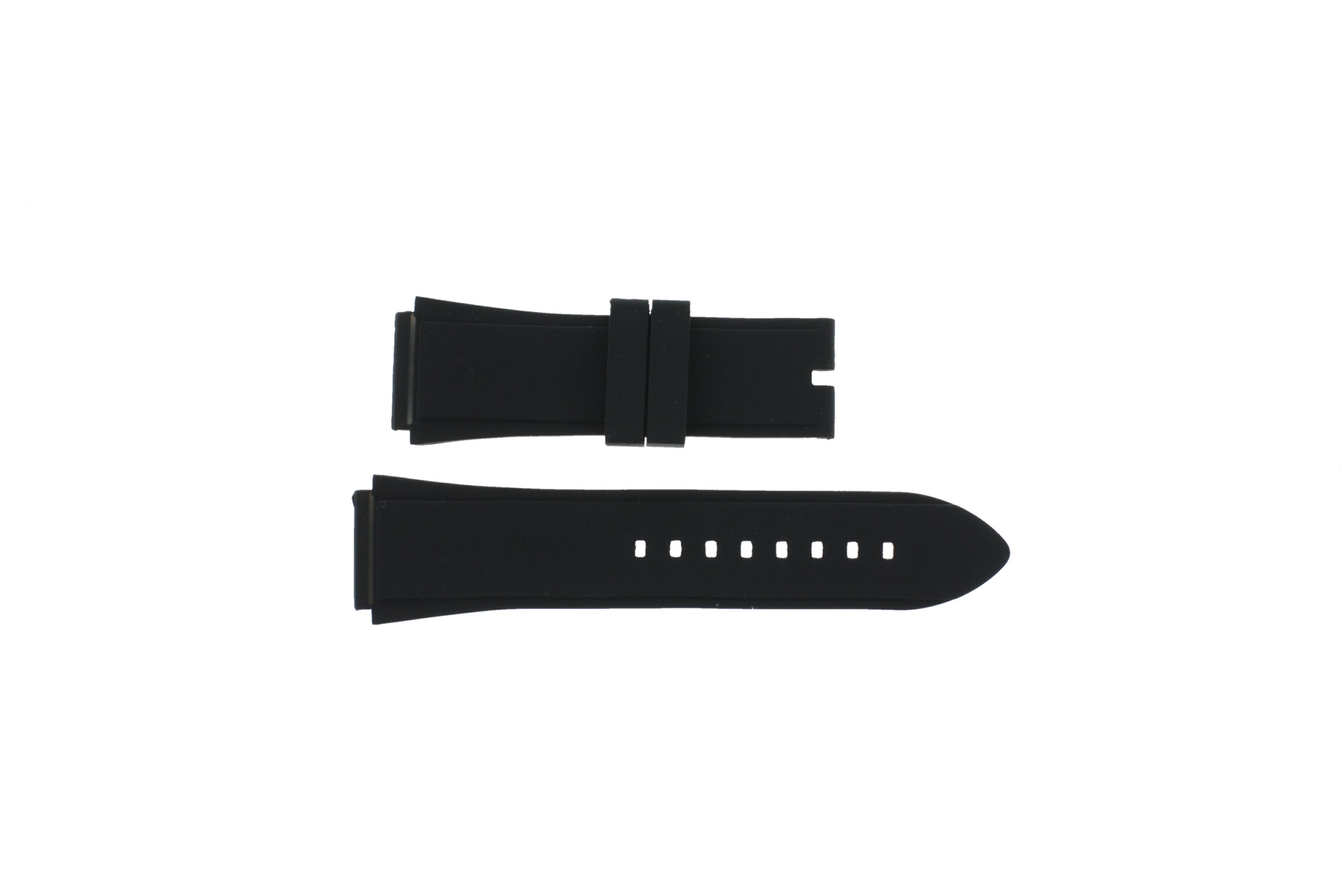 Watch strap Guess W0247G4 / U0247G4 Silicone Black 22mm