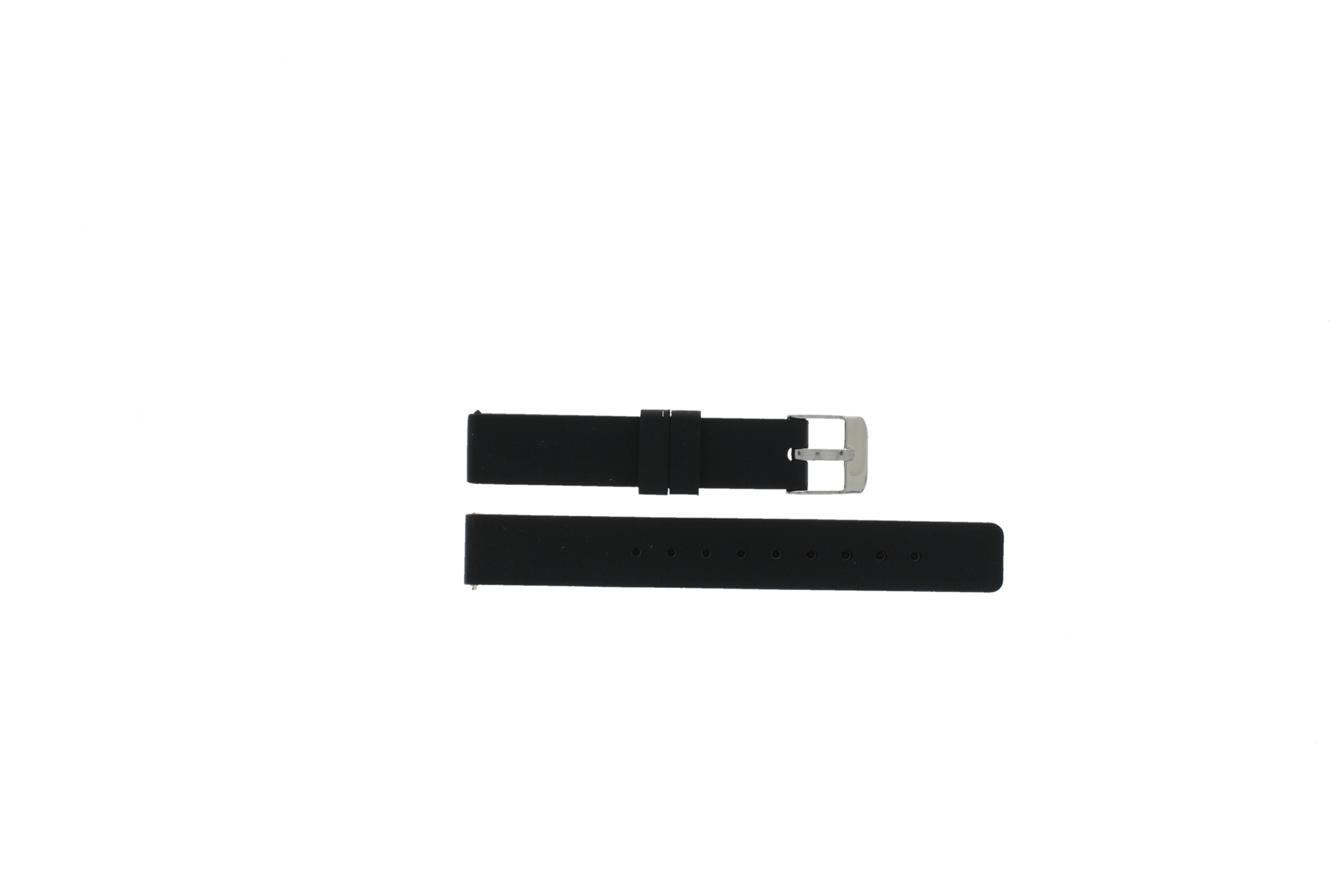 Watch strap Universal XD22 Silicone Black 14mm