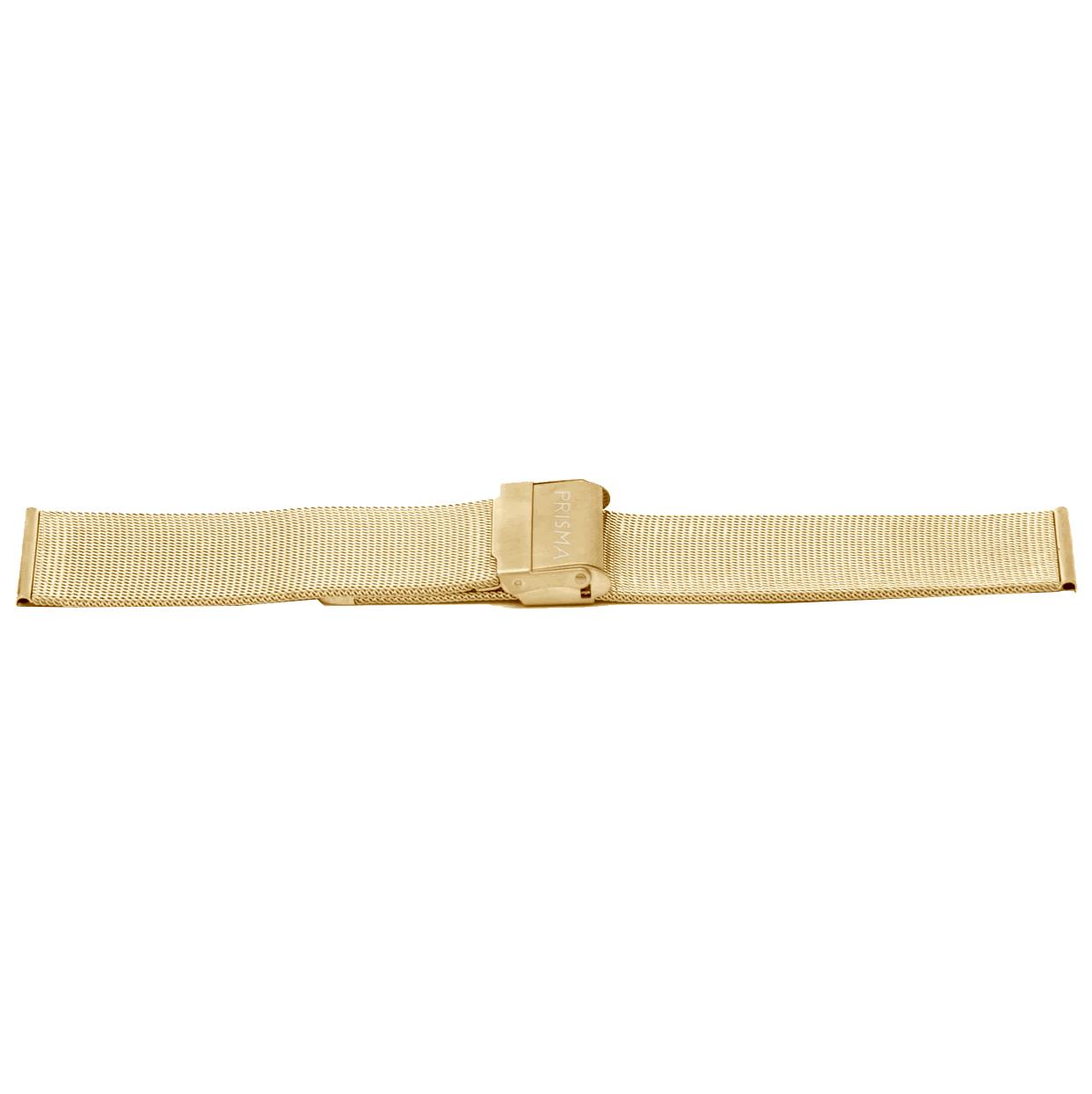 Watch strap Universal YE53 Milanese Gold Toned 16mm