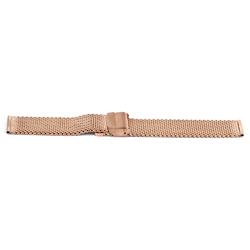 Watch strap Universal YF101 Steel Rosé 18mm