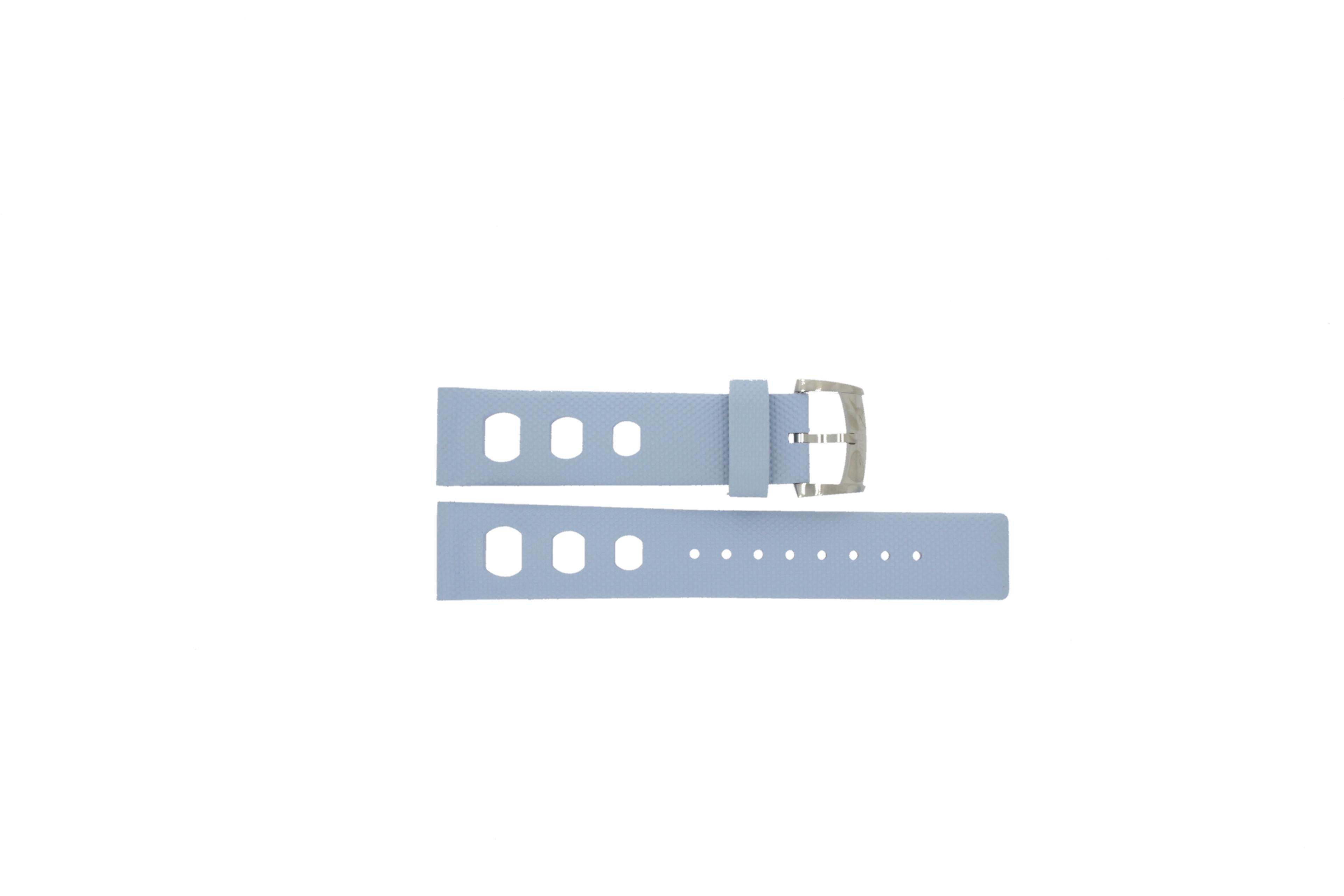 Watch strap Zodiac ZO2230 Rubber Light blue 20mm