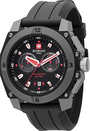 Watch strap Zodiac ZO6700 Rubber Black 24mm