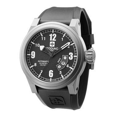 Watch strap Zodiac ZO8510 Rubber Black