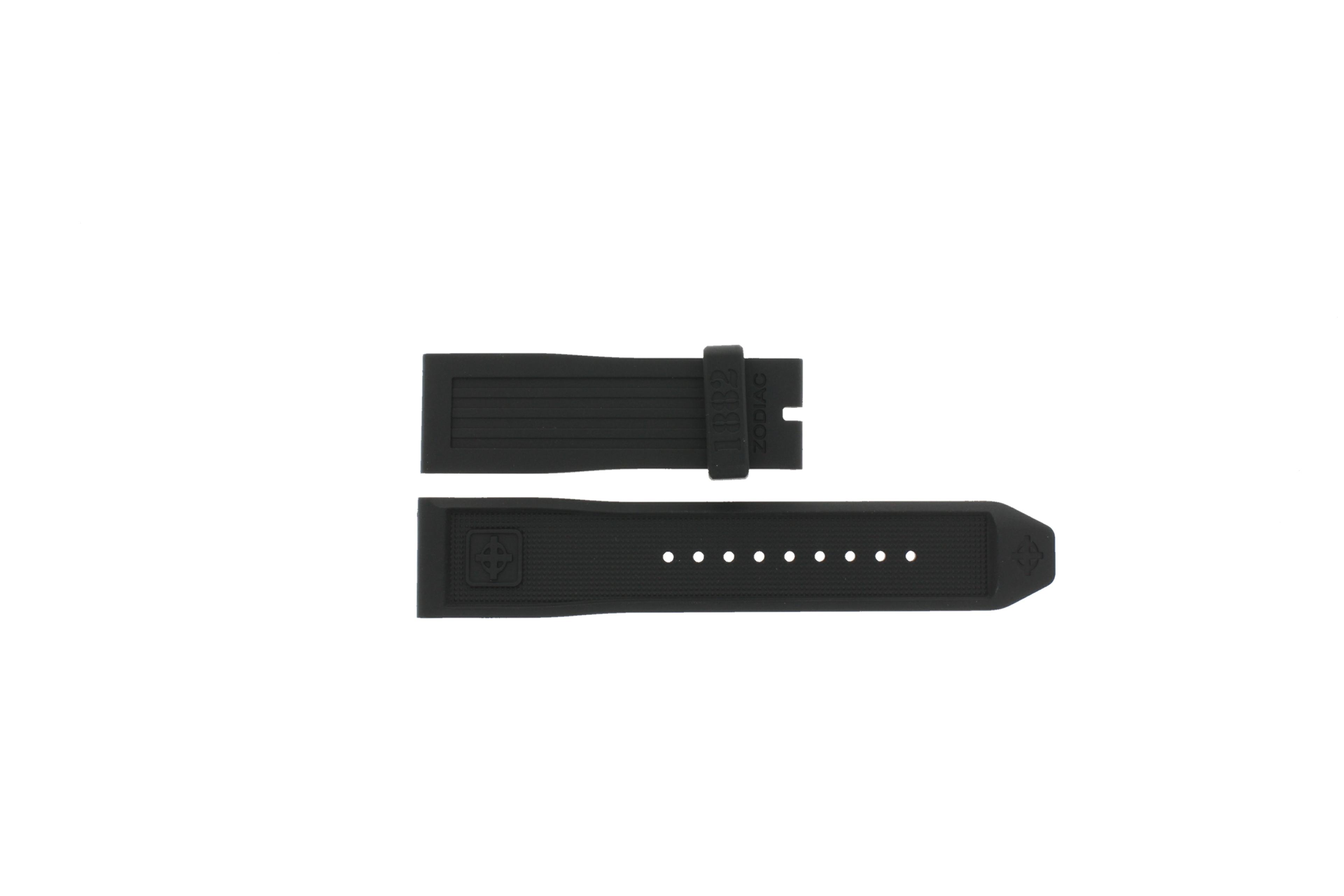 Watch strap Zodiac ZO8516 / ZO8555 Rubber Black 24mm