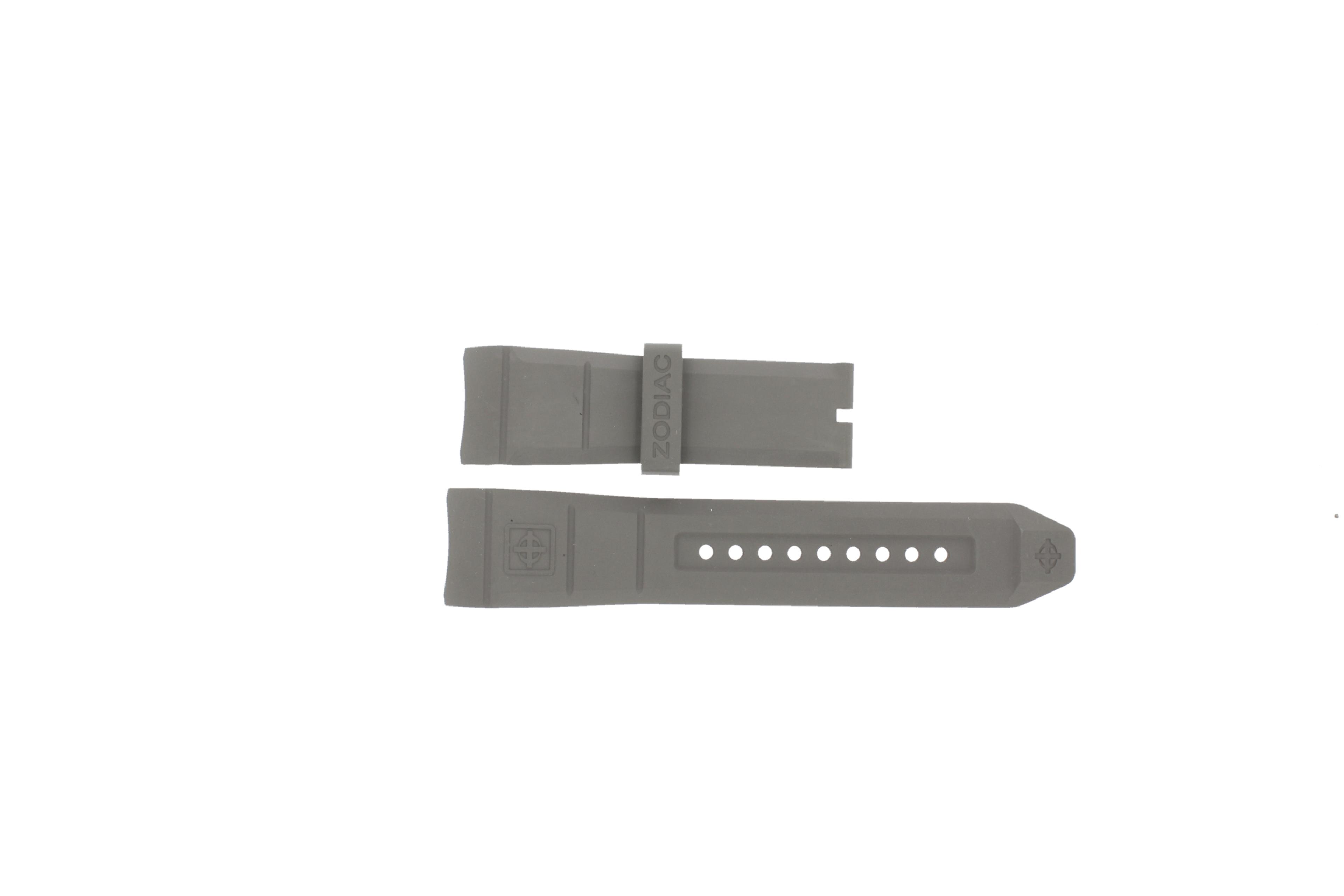 Watch strap Zodiac ZO8603 Rubber Grey 24mm