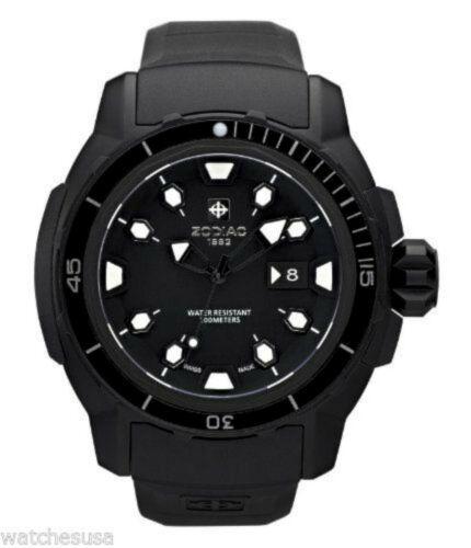 Watch strap Zodiac ZO8605 Rubber Black