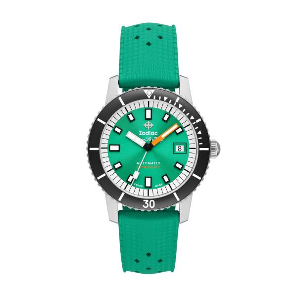 Watch strap Zodiac ZO9305 Rubber Green